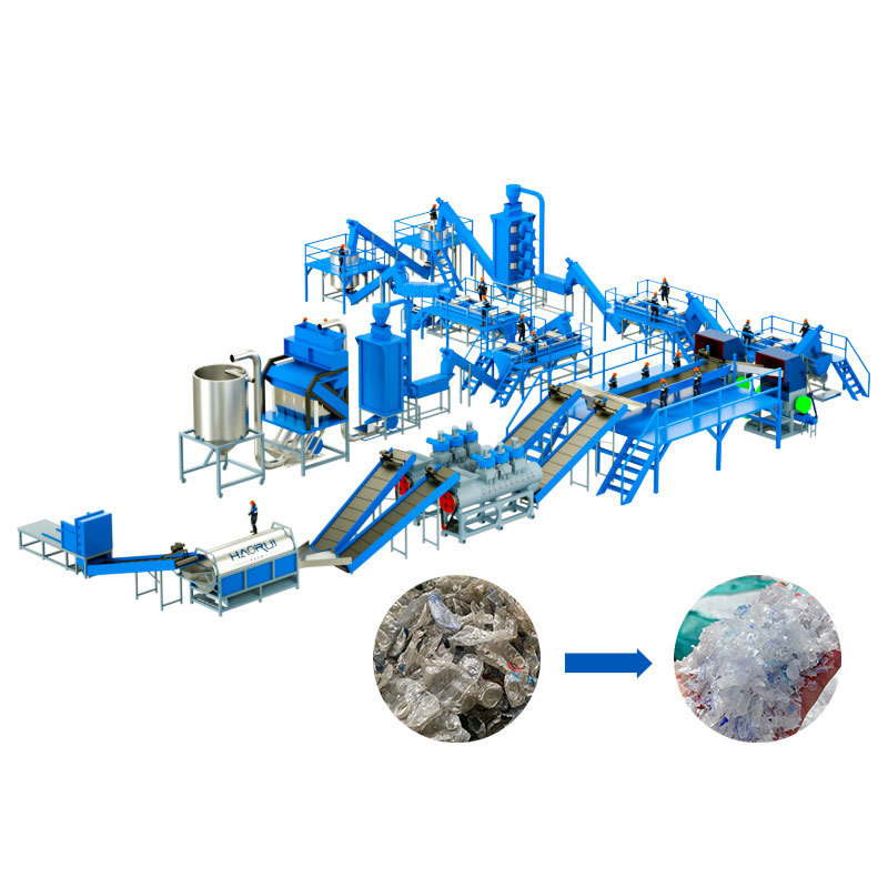 Quality Choice Pet Plastic Washing and Crushing Recycling Line Machine for Waste Plastics Recycling