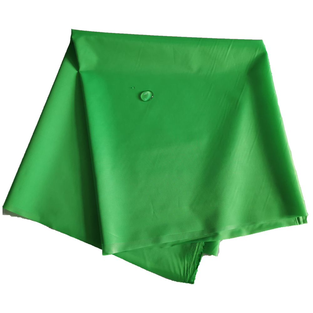 China supply 100% polyester taffeta, 210T PU coating waterproof raincoat cloth