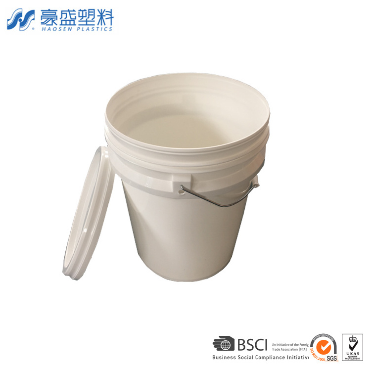 Wholesale good price clear plastic buckets with lids