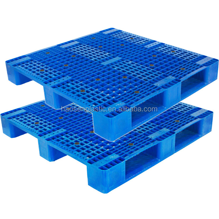 1100*1100 Heavy Duty Two-way Industry Plastic Pallet Entry Euro Warehouse Forklift Pallet Racking Plastic Pallet