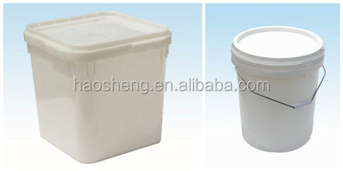 Plastic bucket Factory hot sale wholesale IML color customized pp plastic bucket for ice cream container 1L with handle