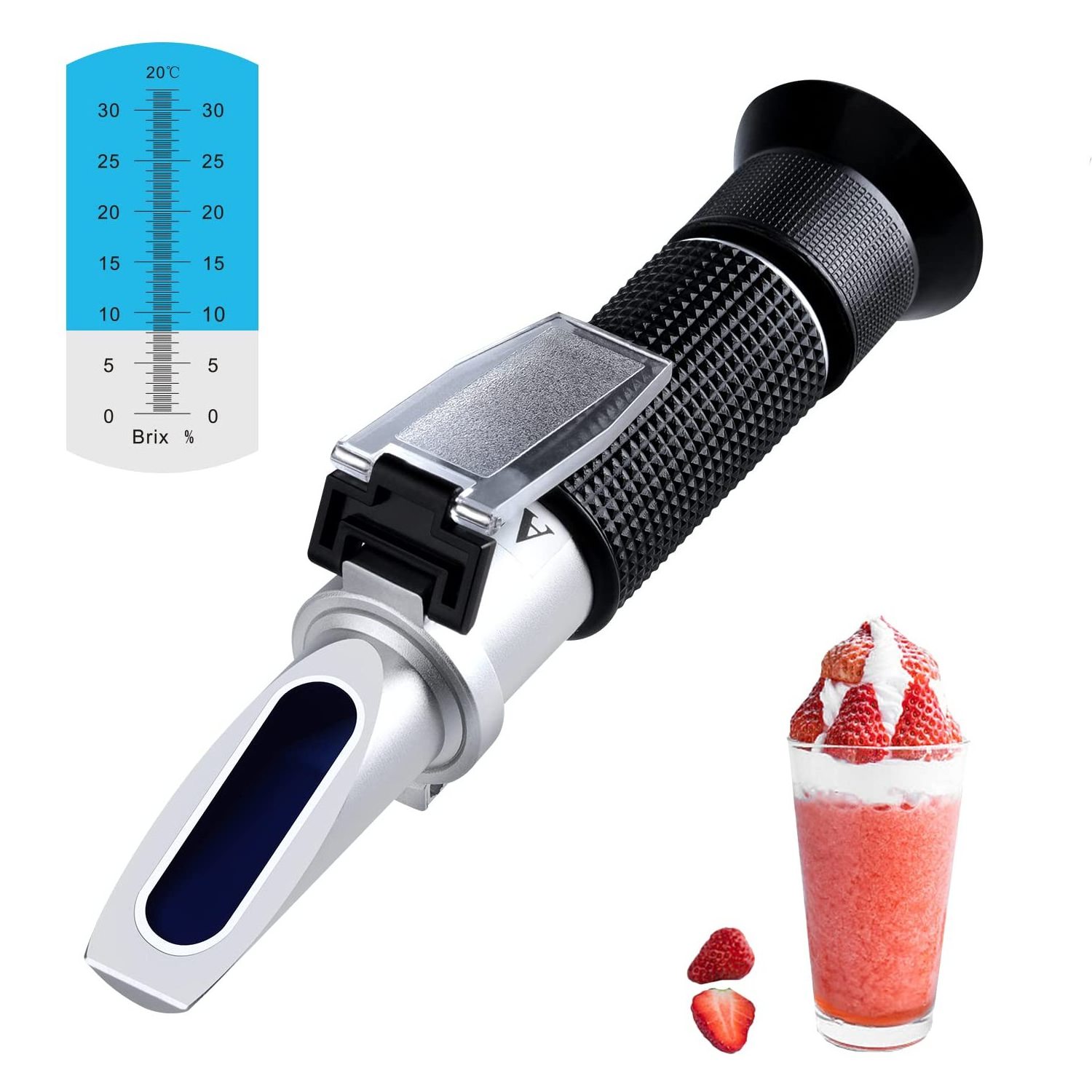 Brix Meter Hydrometer 0-32% Portable Brix Reader Tester for Measuring Sugar Content in Fruit refractometer 0-32 price