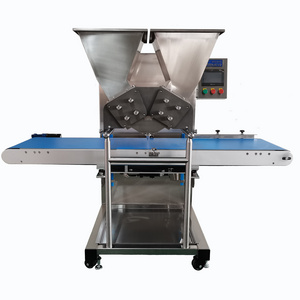 Double color fortune cookie machine maker puffs forming machine