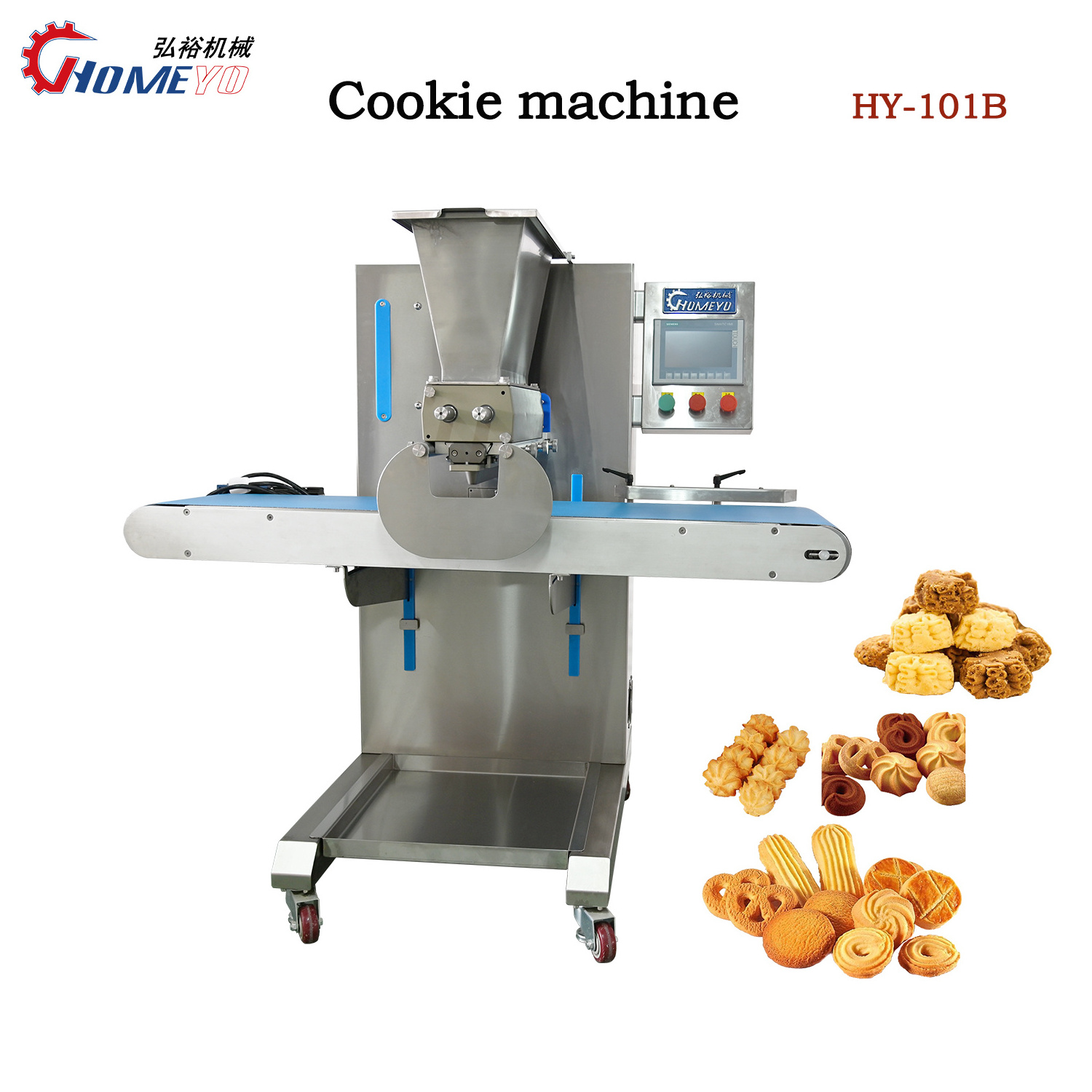 Food machinery for small industries small cookies making machine maker macaron cookie depositor