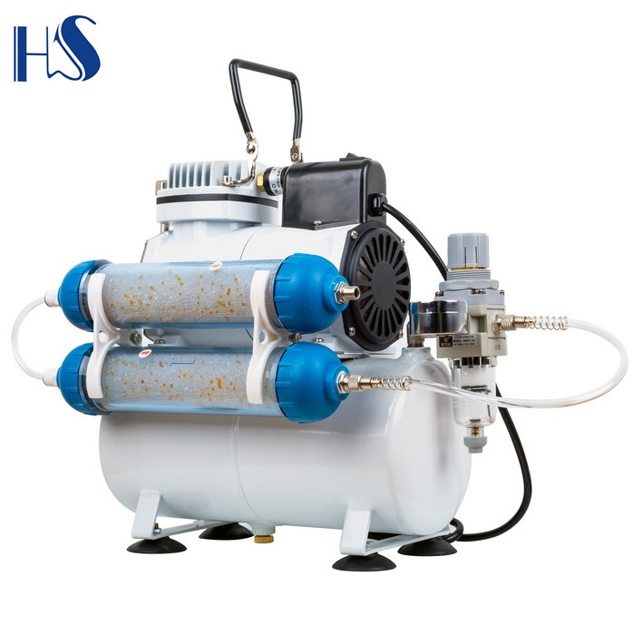 Haosheng AF186 portable 30 psi airbrush compressor for car