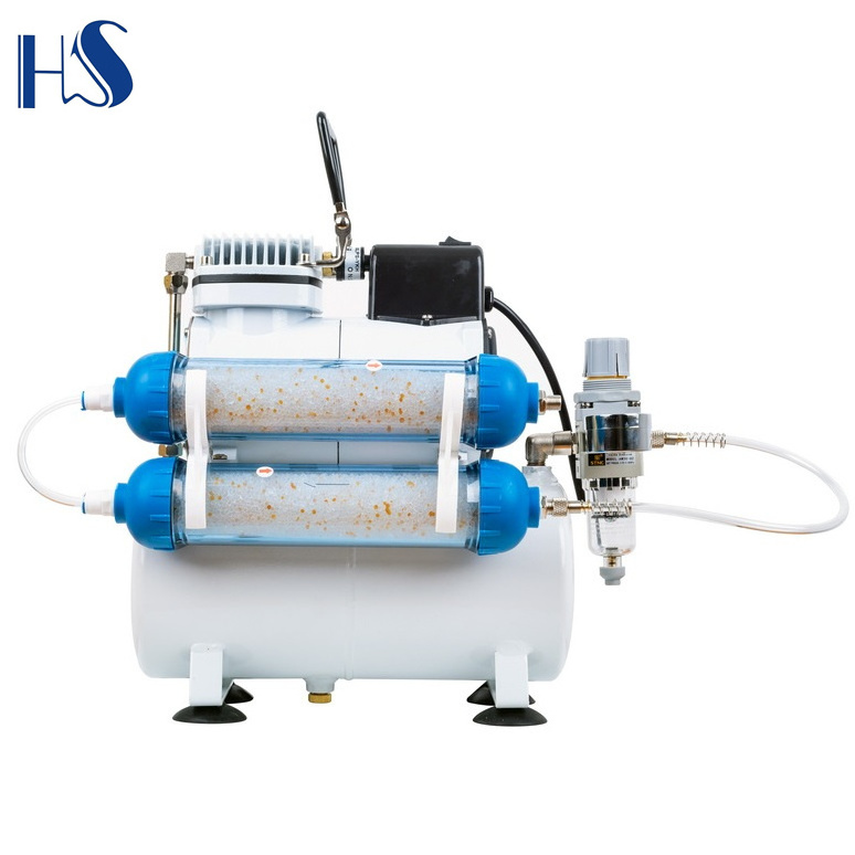 Haosheng AF186 portable 30 psi airbrush compressor for car