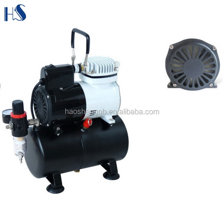 AF186 HIGH QUALITY OIL-LESS MINI PISTON TYPE AIRBRUSH AIR COMPRESSOR