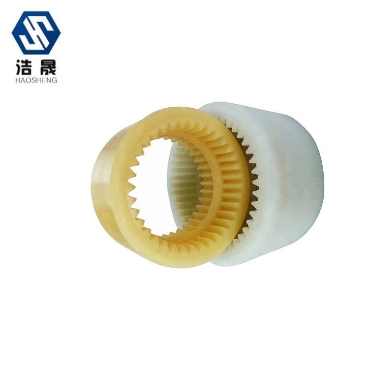 Flexible shaft coupling nylon inner ring steel gear coupling for pumps