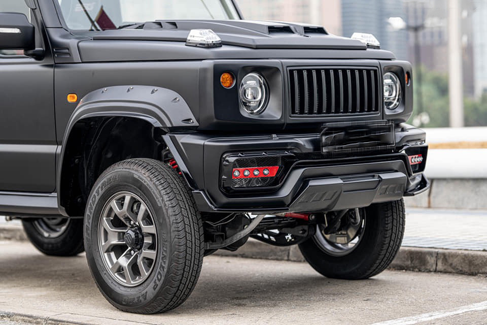 Suzuki Jimny G63 Wald Offroad Exterior Accessories Body Kits For Jimny JB74/64 2019- 2023 Car Bumper Fender Flares Grill 4 Parts