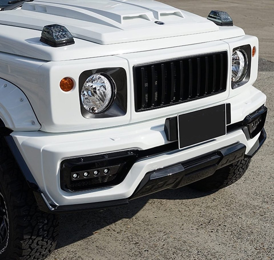 Front Grill G63 Wald Style Offroad Car Exterior Parts Body Kit for Suzuki Jimny Sierra JB74/64 2019-2023 Accessories