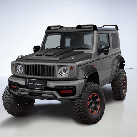 Front Grill G63 Wald Style Offroad Car Exterior Parts Body Kit for Suzuki Jimny Sierra JB74/64 2019-2023 Accessories