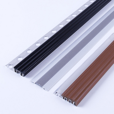 Foshan FSF Laminate Flooring Metal Edging Anti Rubber Staircase Flexible Pvc Stair Nosing Non Slip Stair Nosing Step