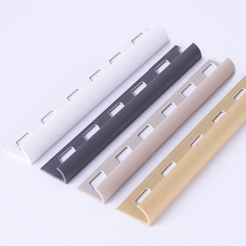 Foshan FSF Free Sample Wall Corner Flexible Ceramic Corners Strip Trim Angle Ceramic Pvc Plastic Tile Trim For Curved Edge