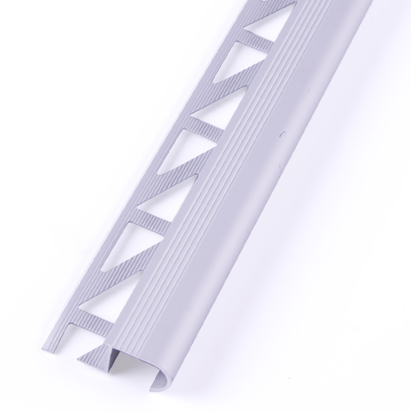 Foshan FSF Shiny Silver Stair Step Edge Protection Aluminum Step Edge Trim Nosing Anti-slip Wood Stair Nosing Aluminium Profile