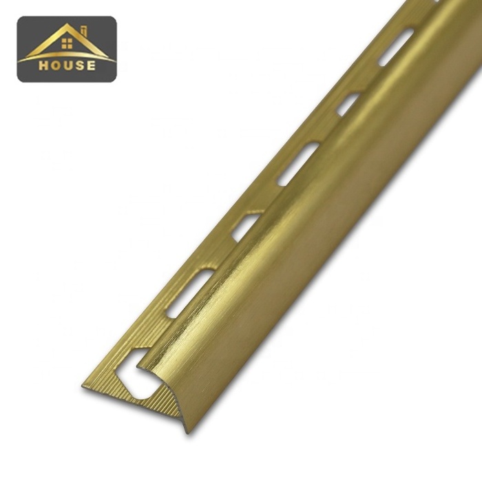 FSF manufacturer tile tools decor metal edge decoration aluminum profiles ceramic corner edge tile trim for wall