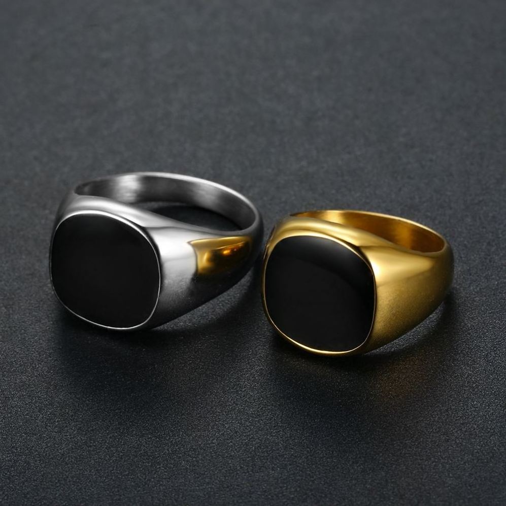 Custom Made Stainless Steel Ring Stone Blanks Men Stainless Steel Ring  Casual Stainless Steel Ring