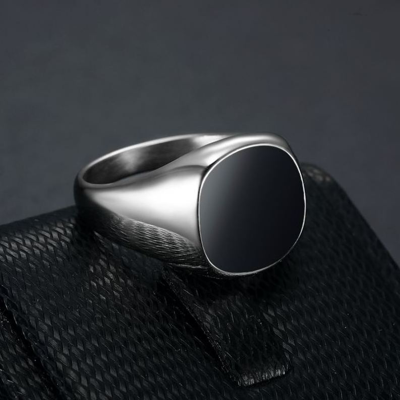 Custom Made Stainless Steel Ring Stone Blanks Men Stainless Steel Ring  Casual Stainless Steel Ring