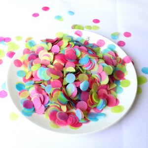 1.5/2.5cm Round Pastel Tissue Confetti Circle Dots 500G Rainbow Confetti for Party Table Wedding Celebrations Multicolor Paper