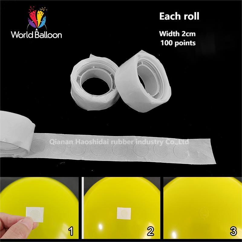 Factory Wholesale 100dot Two Double Sided Adhesive Tape Glue Dots