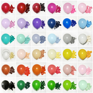 Free Sample Matte Macaroon Pastel Ballons Globos Party Decorations Latex Balloons For Decoration