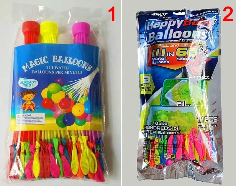 Wholesale water balloon 111 quick fill fast filling latex water balloons bunches for kids swim party toys