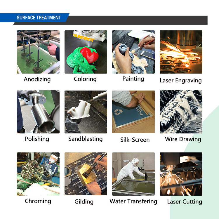 Custom CNC Milling Turning Aluminum Part With Anodizing Surface Treatment Metal CNC Machining Service