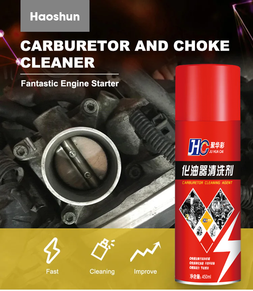 Throttle Body Cleaner Spray Carburetor Spray Cleaner Degreaser Solvent Cleaner Carbon Deposit Engine Restore Car Maintenance