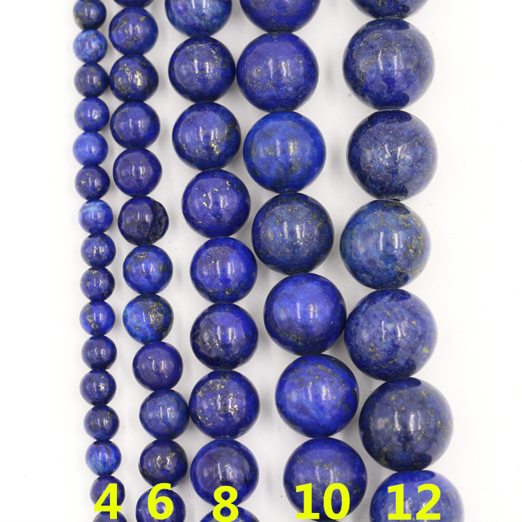 jewellery beads precious stone natural 14mm stone beads lapis lazuli loose stone bead for jewelry making