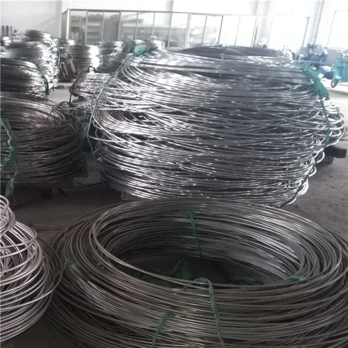 Seamless Stainless Steel Coil Pipe Coiled Heat Exchanger Tube SUS304 304L 316L Capillary Tube Coil