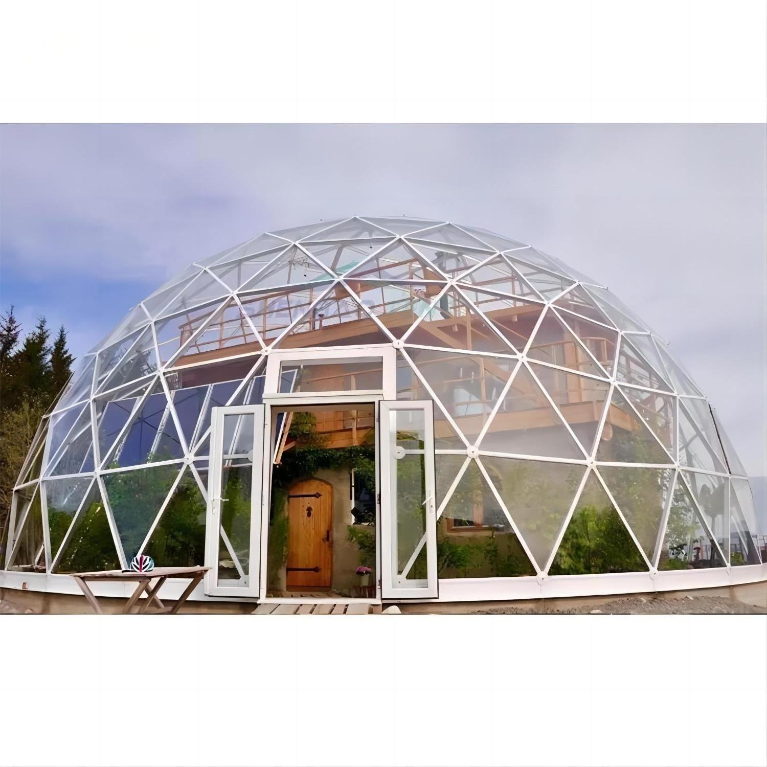 Outdoor luxury waterproof transparent glass igloo dome tent for party event wedding dinner