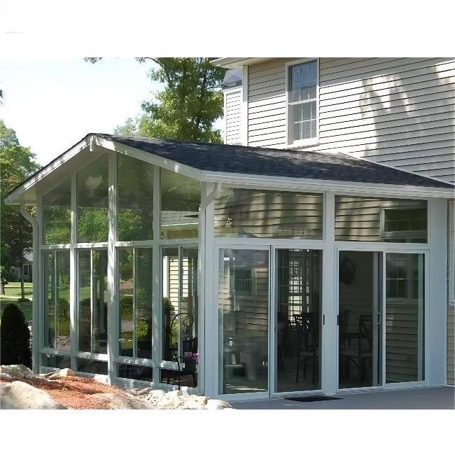 Sunroom Wholesale Price Customized Modern Style Aluminium Frame Sunroom Commercial Glass House