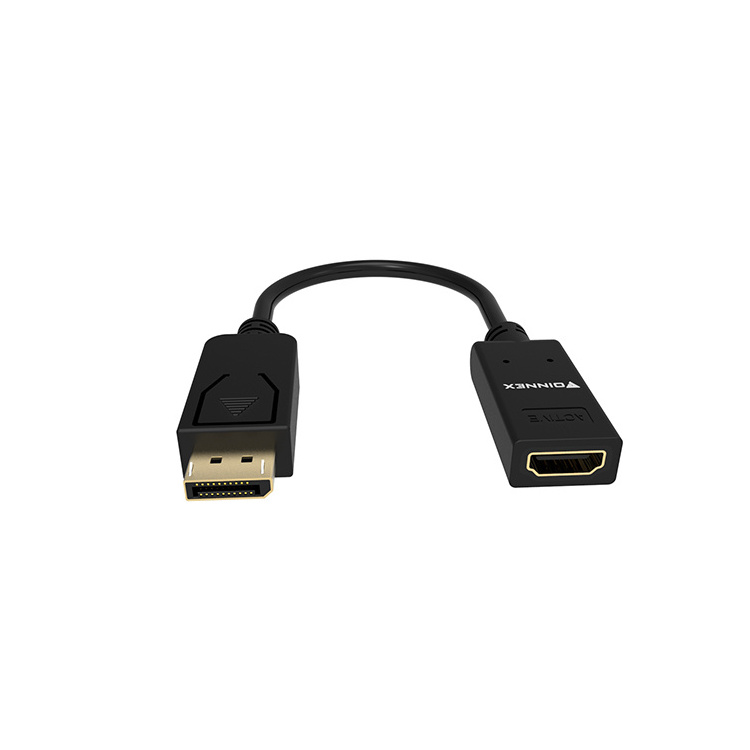 4K UHD Resolution Active DP to HDMI Adapter Customized support  1.2V dp to hdmi 2.0V cable for meeting/education DP