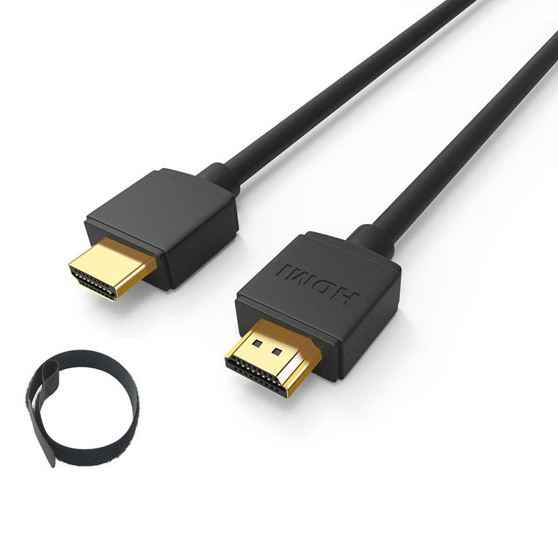 Free Sample  HDMI cable Male to Male Cable 4K 60Hz Ultra thin hdmi cable with Gold Plated OD 3.0mm