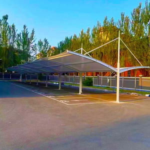 Customizable New Free Standing Car Parking Shade Garage Canopy Building Car Shed Tensile Tents