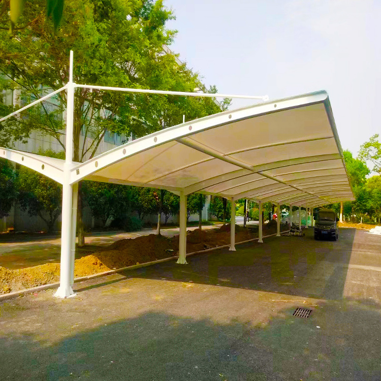 Customizable New Free Standing Car Parking Shade Garage Canopy Building Car Shed Tensile Tents