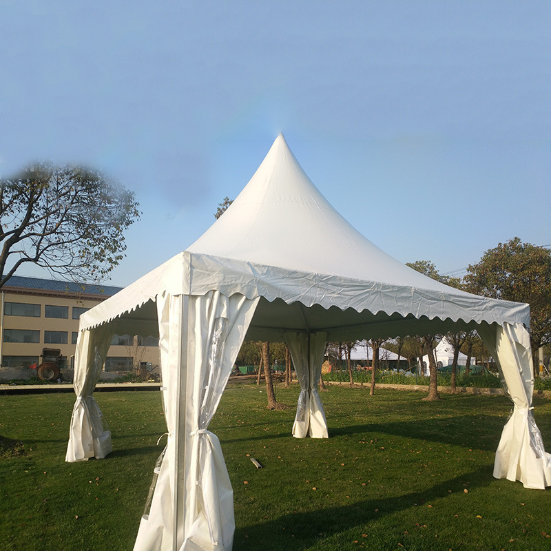 Pe/durable Outdoor Wedding Party Tent Camping Shelter Canopy With Removable Sidewalls