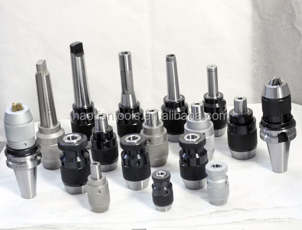 APU drill chuck holders integrated keyless drill chuck MT morse taper shank 13mm 16mm