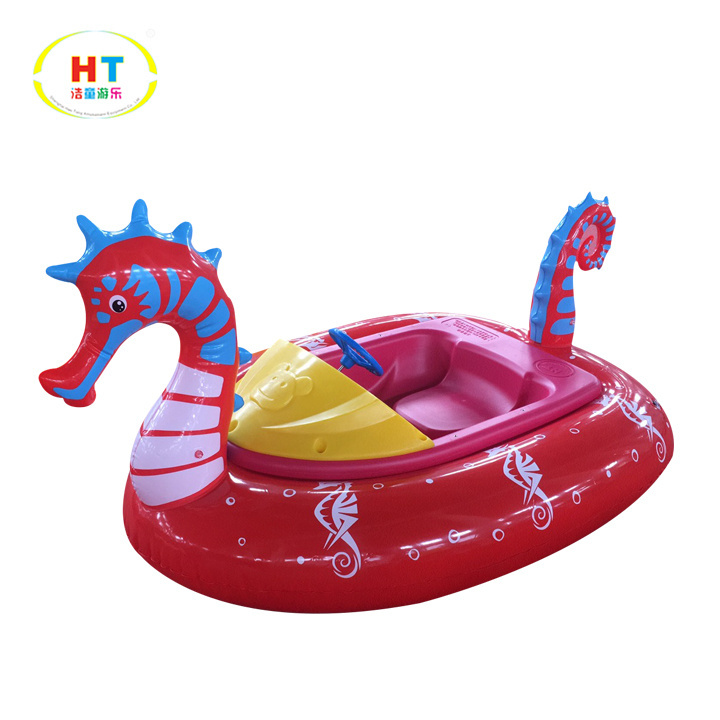 Factory Commercial Portable Plastic Boat Inflatable Pool Game Bumper Boat with Battery Boat for Kids And Adults