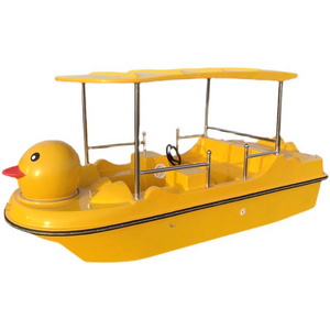 Factory Promotion Water Play Equipment Aqua Bike Engine Electric Boat Pedal Boats For Sale