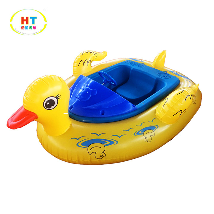 Factory Commercial Portable Plastic Boat Inflatable Pool Game Bumper Boat with Battery Boat for Kids And Adults