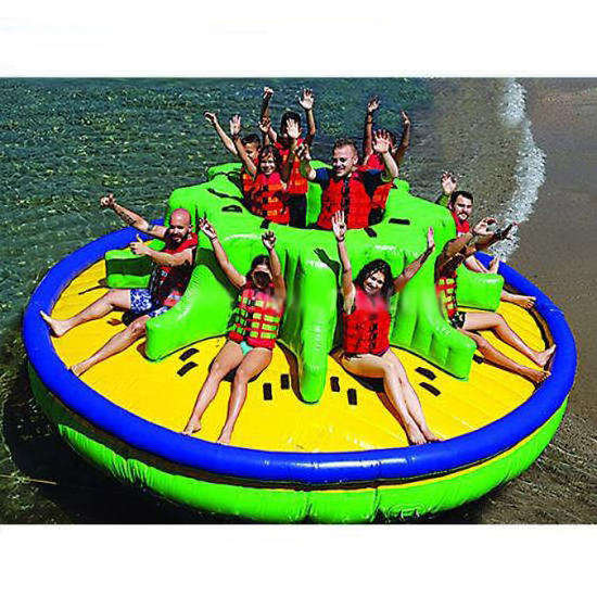 Factory Cheap Twister Inflatable Floating Spinner Octopus Crazy Inflatable Banana Boat Spinning Towable Boat On Sea Lake