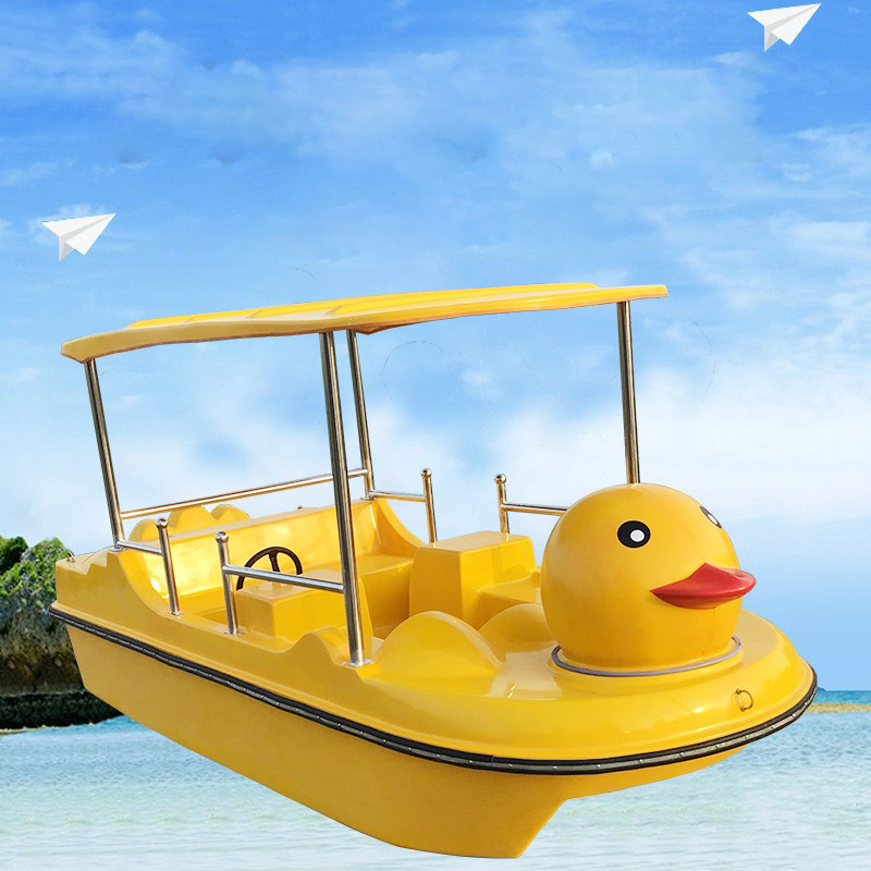 Factory Promotion Water Play Equipment Aqua Bike Engine Electric Boat Pedal Boats For Sale