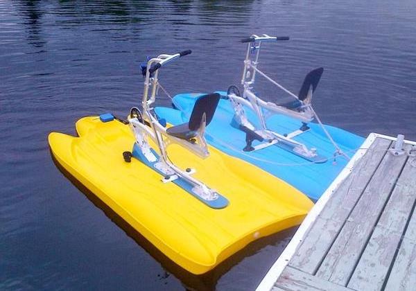 2023 Aqua Bike Water Pedal Dolphin Water Bike Park Rides Water Bike Pedal Boats For Sale