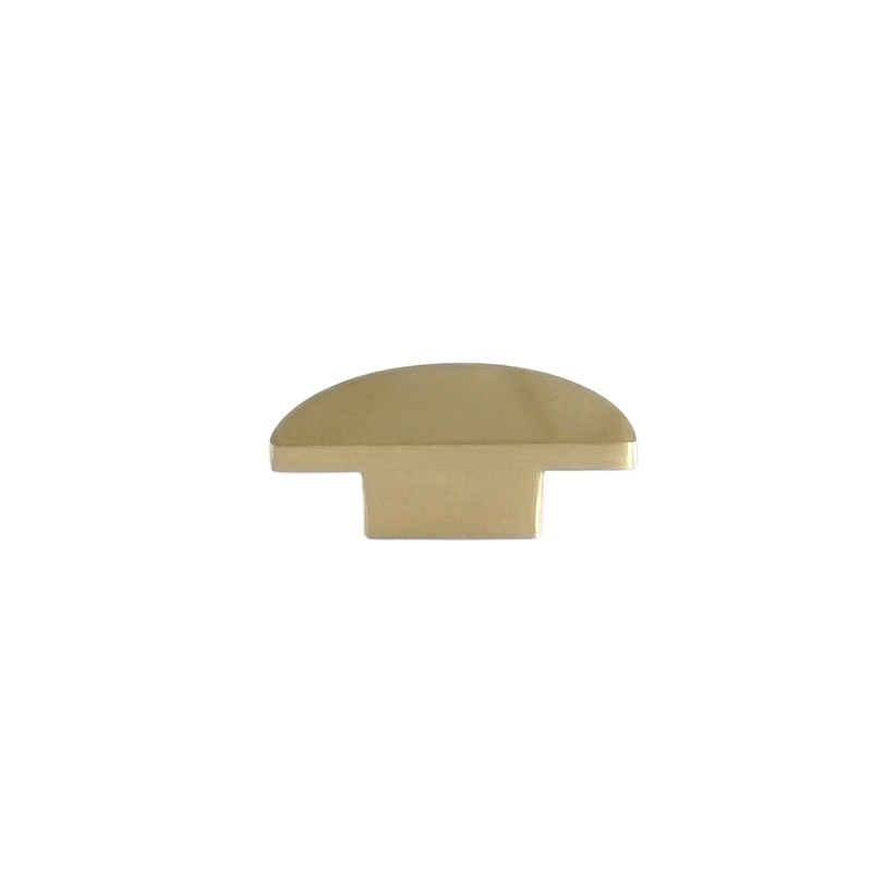 Two pieces gold brass knob brushed furniture cabinet door handle kitchen cabinet door handle