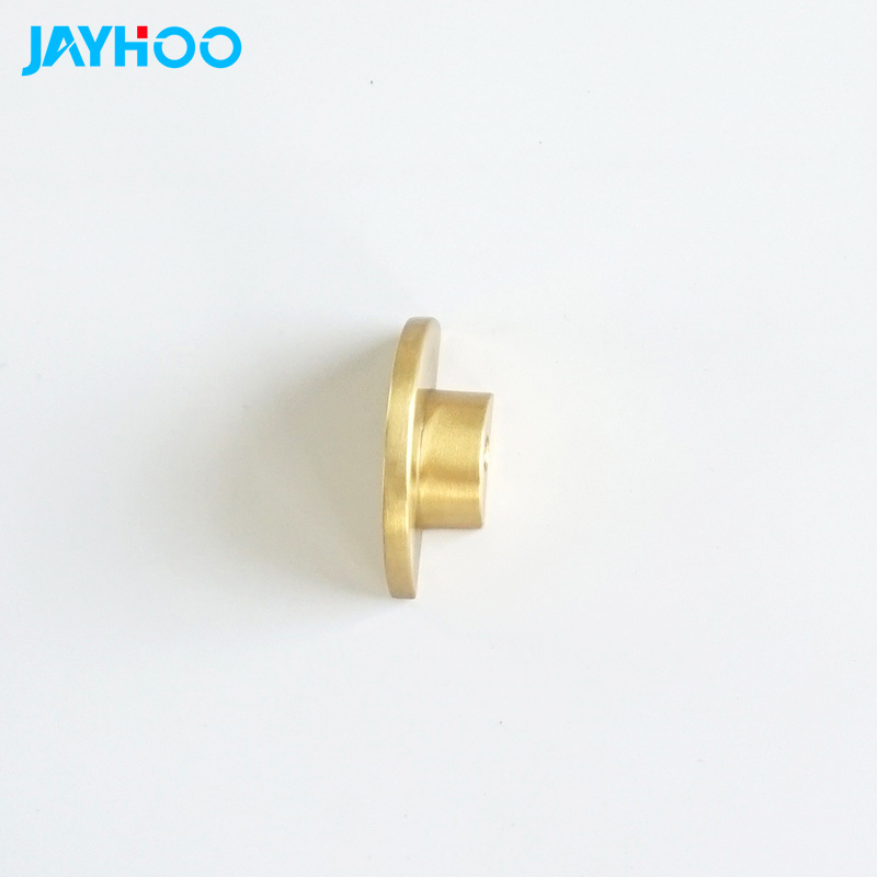 Two pieces gold brass knob brushed furniture cabinet door handle kitchen cabinet door handle