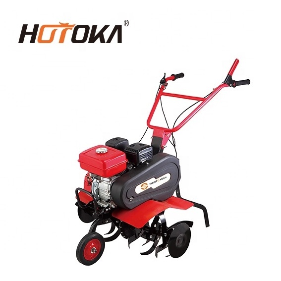 gasoline mini tiller garden machine cultivator 212cc dry land mini tractor