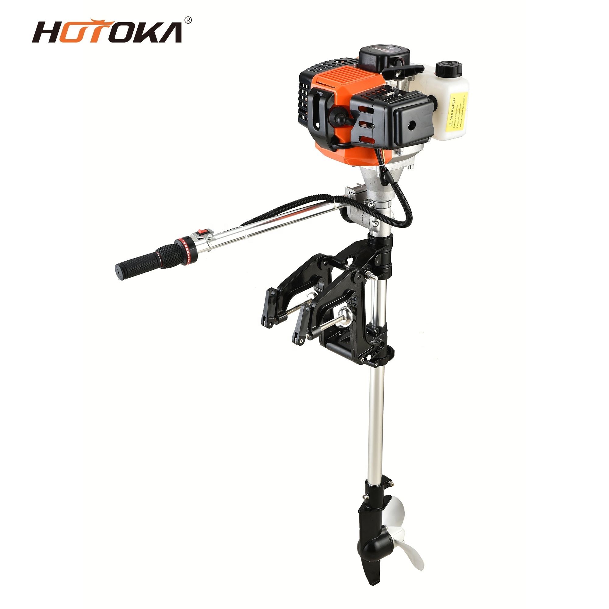 China 52cc Long Shaft outboard Boat motor 2 Stroke 2.5hp Gasoline Boat Engine Outboard Motors