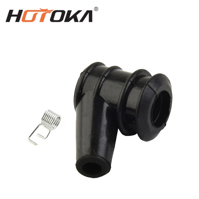 HOTOKA universal pole chainsaw HUS61 272 spark plug cap boot cover 5mm HT LEAD plug protector with spring