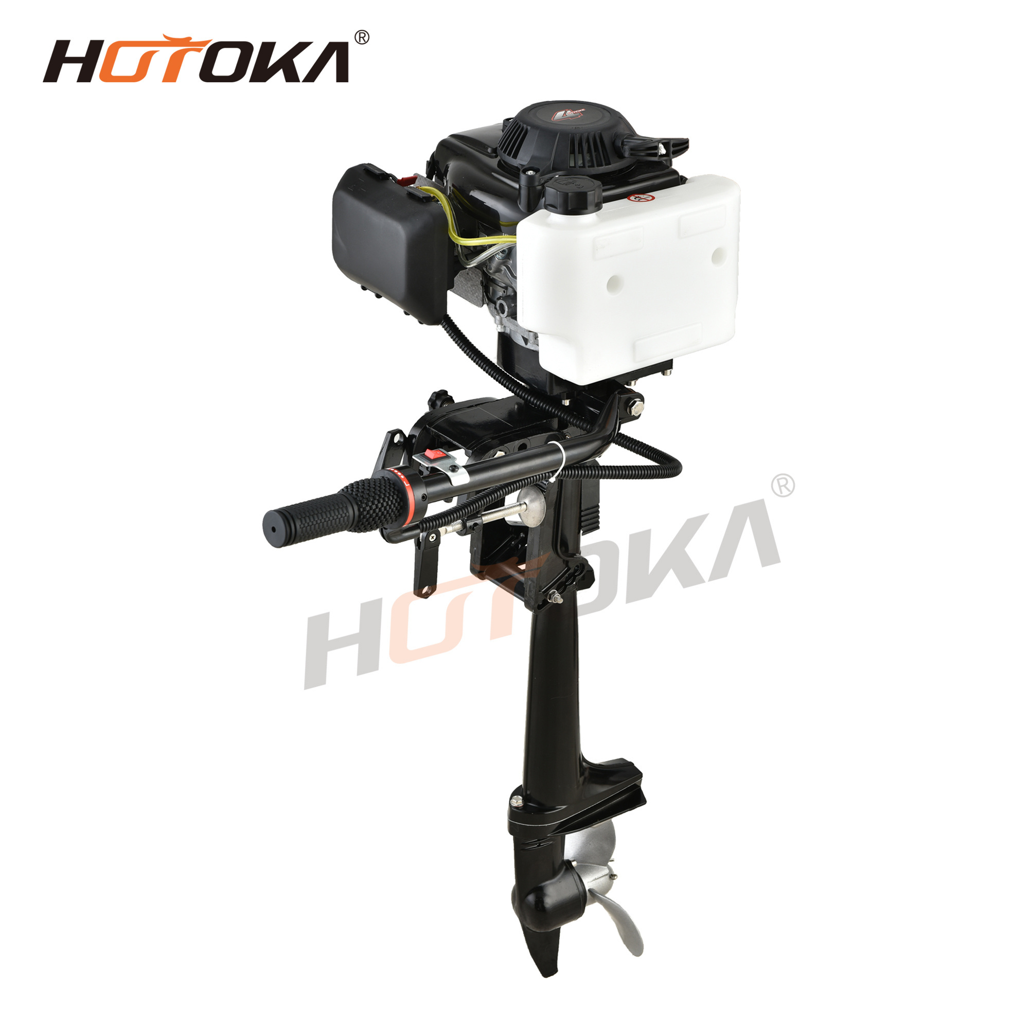 China air cooled 55cc 1.6kw gasoline outboard boat motor 4 stroke outboard engines small fishing boat engine