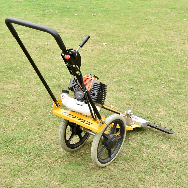 wholesale price grass cutter machine 2 stroke hand push brush cutter blade mower weed trimmer petrol machine grass cutter